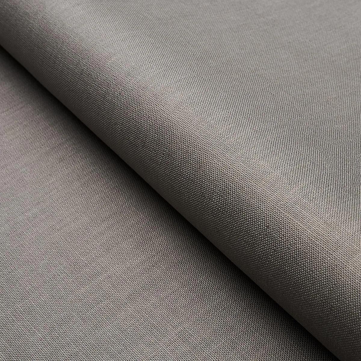 Schumacher 83040 Middleton Linen Grey fabric swatch