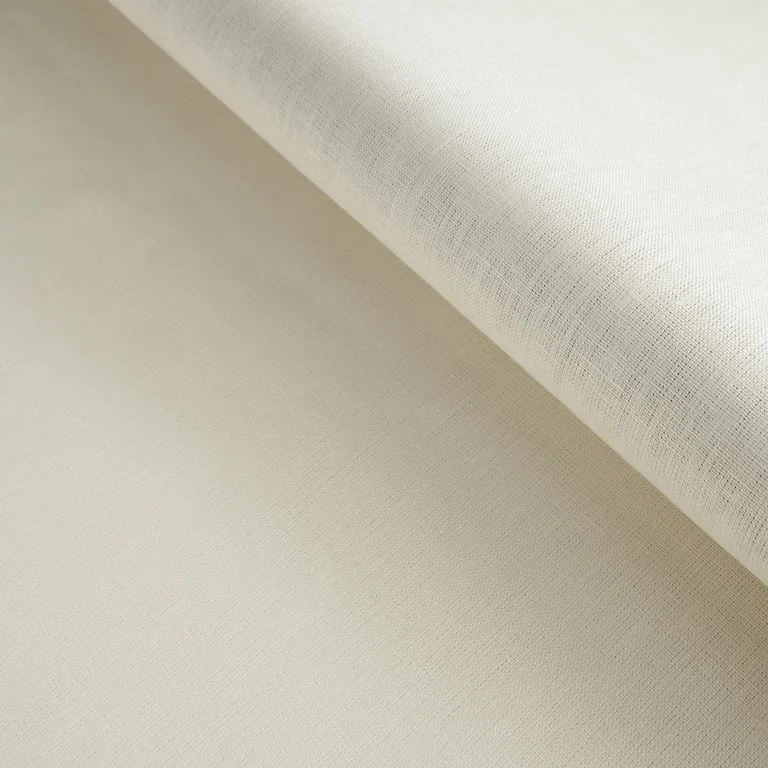 Schumacher 93181 Middleton Linen Ivory fabric swatch