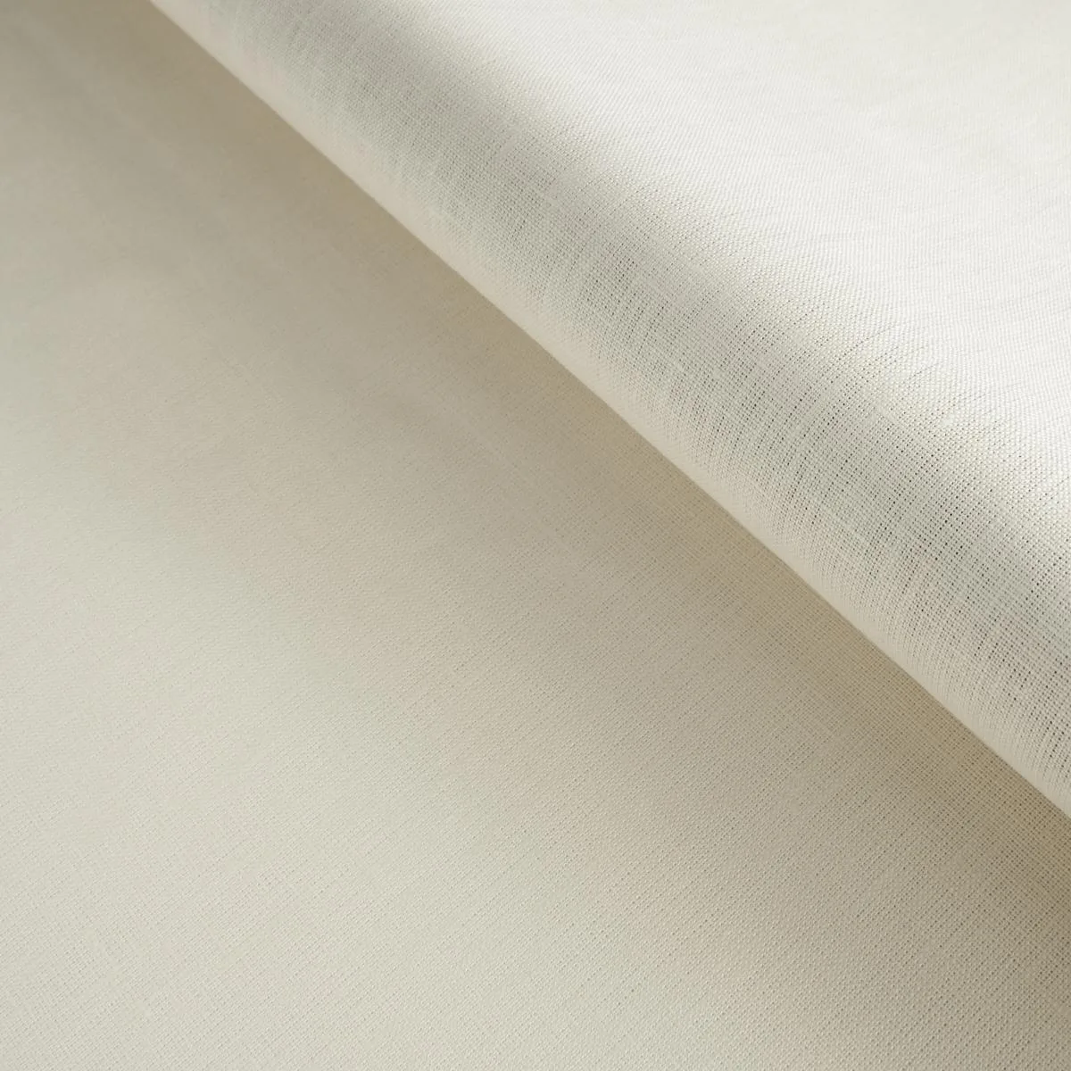 Schumacher 93181 Middleton Linen Ivory fabric swatch