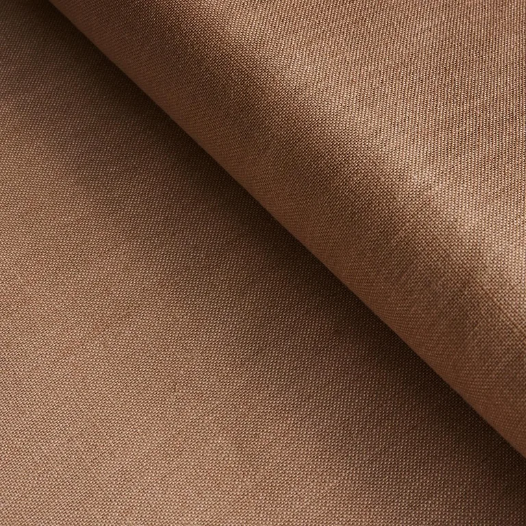 Schumacher 93219 Middleton Linen Khaki fabric swatch
