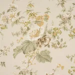 Schumacher 183131 Midsummer Hollyhock Citron fabric swatch
