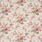 Schumacher 183130 Midsummer Hollyhock Rose fabric swatch