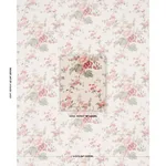 Schumacher 183130 Midsummer Hollyhock Rose fabric swatch