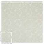 Schumacher 78720 Milena Paisley Natural fabric swatch