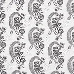 Schumacher 177211 Millicent Blackwork fabric swatch