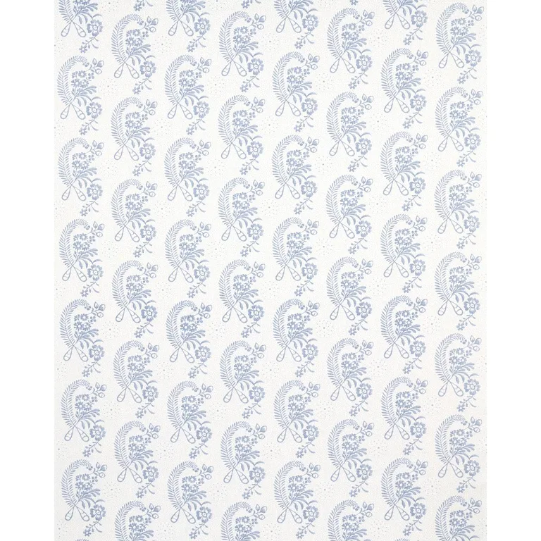 Schumacher 177212 Millicent Delft fabric swatch