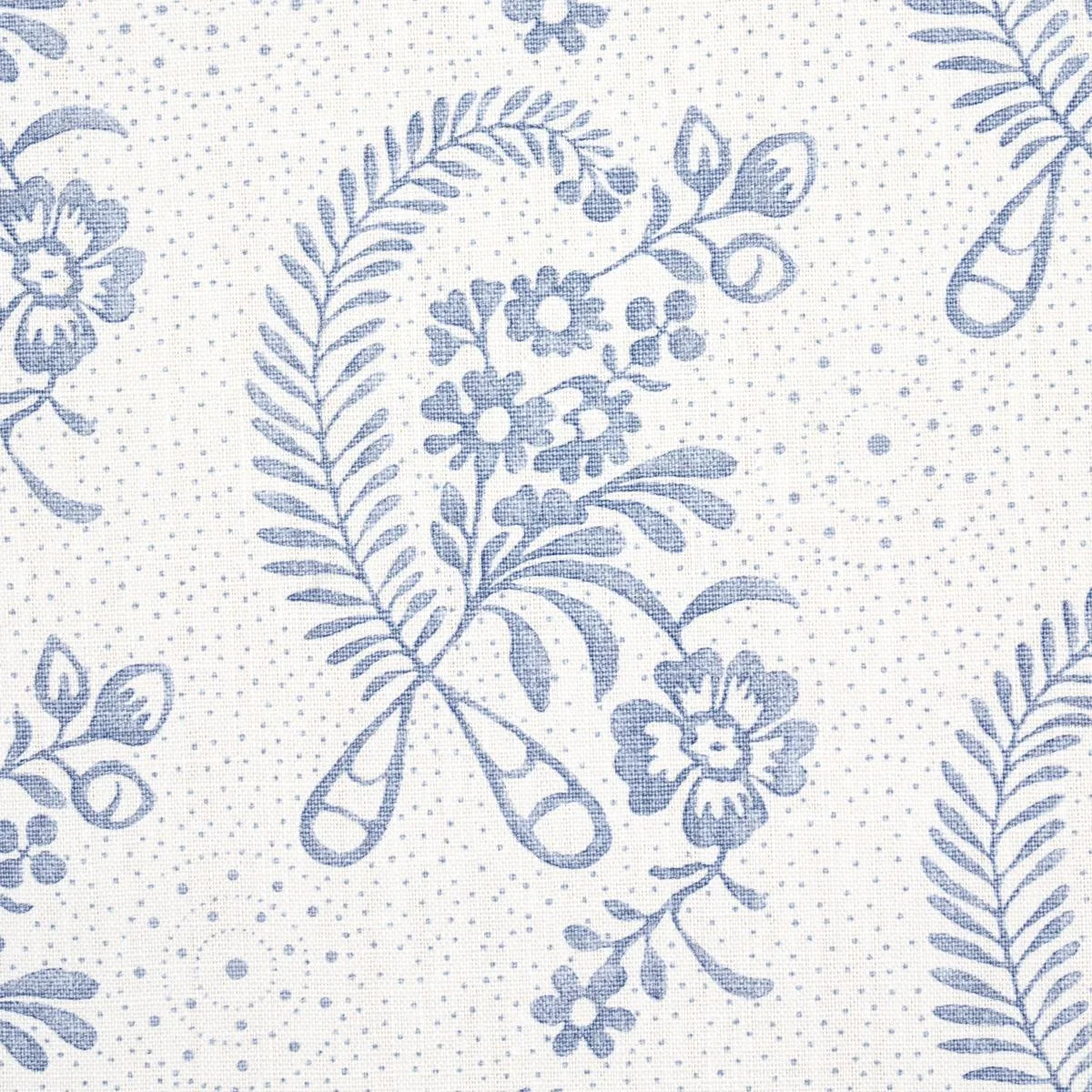 Schumacher 177212 Millicent Delft fabric swatch