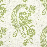 Schumacher 177213 Millicent Leaf fabric swatch
