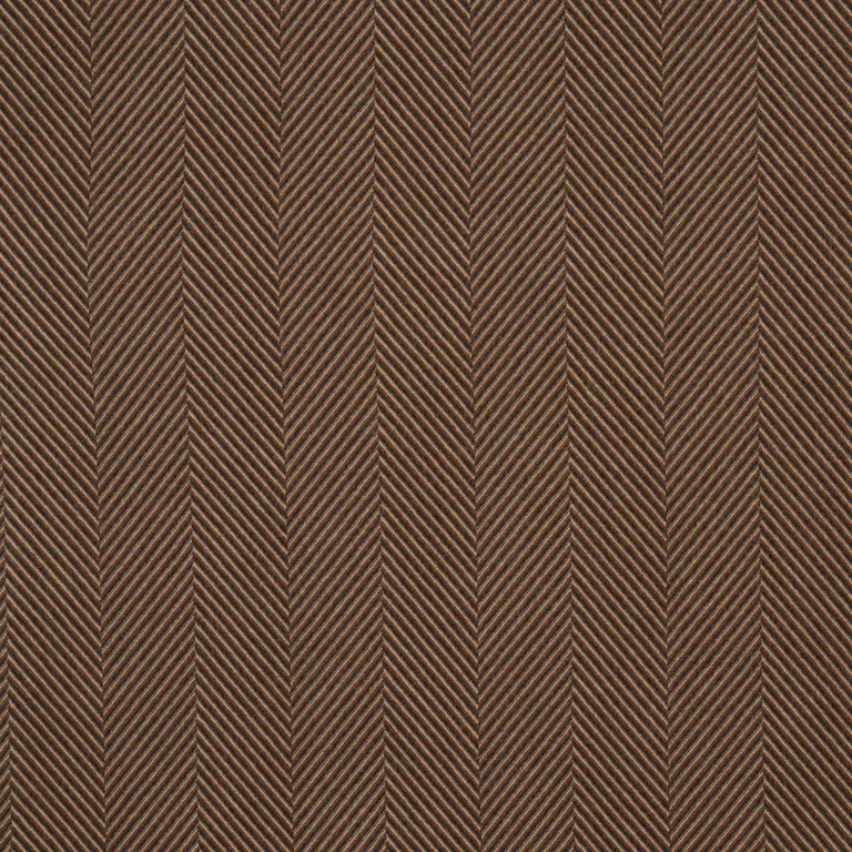 Schumacher 83271 Milo Wool Herringbone Espresso fabric swatch