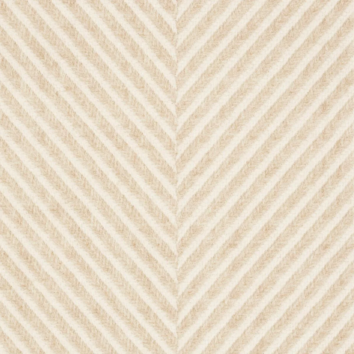 Schumacher 83270 Milo Wool Herringbone Natural fabric swatch
