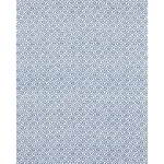 Schumacher 177280 Ming Fret Print Blue fabric swatch