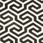 Schumacher 73101 Ming Fret Velvet Taupe fabric swatch