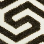 Schumacher 73101 Ming Fret Velvet Taupe fabric swatch