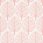 Schumacher 179141 Mini Burchettes Pink fabric swatch