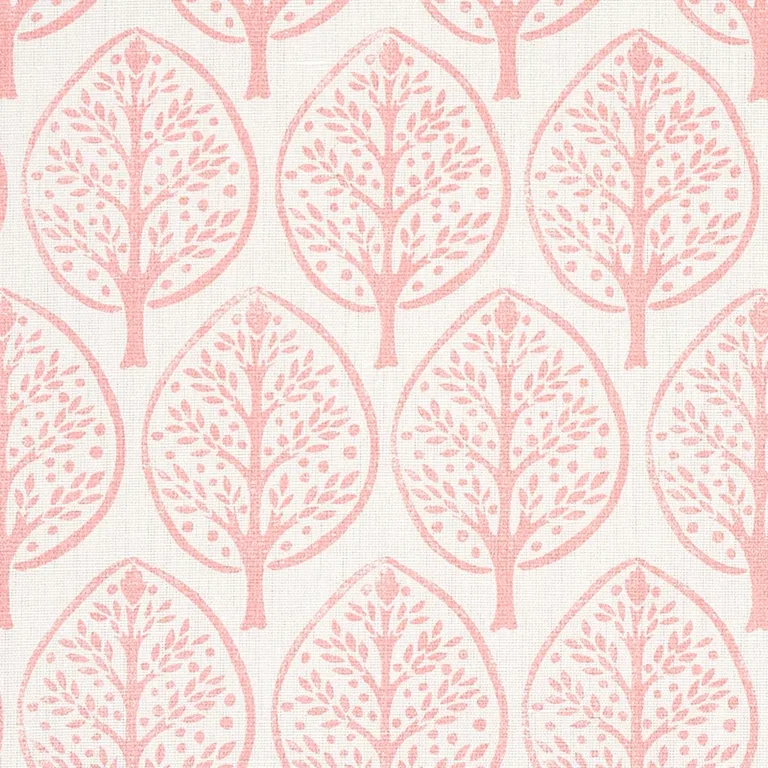 Schumacher 179141 Mini Burchettes Pink fabric swatch