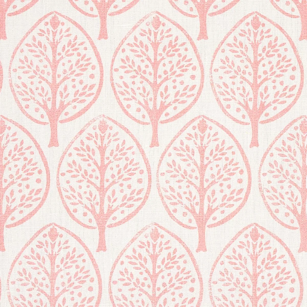 Schumacher 179141 Mini Burchettes Pink fabric swatch