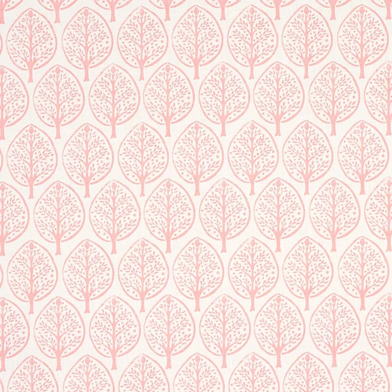 Schumacher 179141 Mini Burchettes Pink fabric swatch