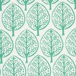 Schumacher 179140 Mini Burchettes Sea Glass fabric swatch