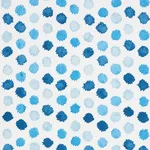 Schumacher 177872 Mini Bursts Blues fabric swatch