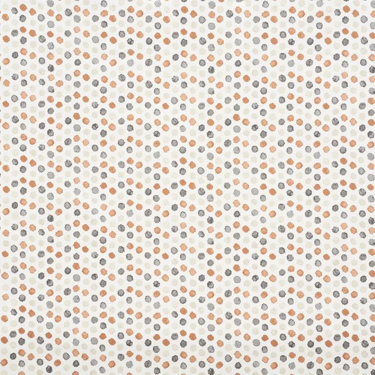 Schumacher 177870 Mini Bursts Neutral fabric swatch