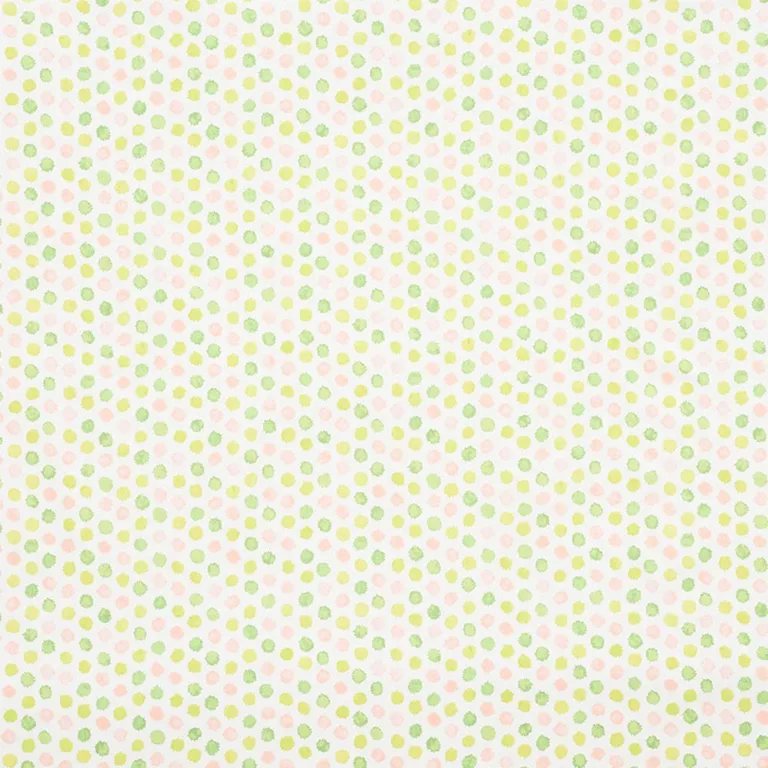Schumacher 177871 Mini Bursts Pink & Leaf fabric swatch