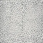 Schumacher 75430 Mini Leopard Outdoor Charcoal fabric swatch