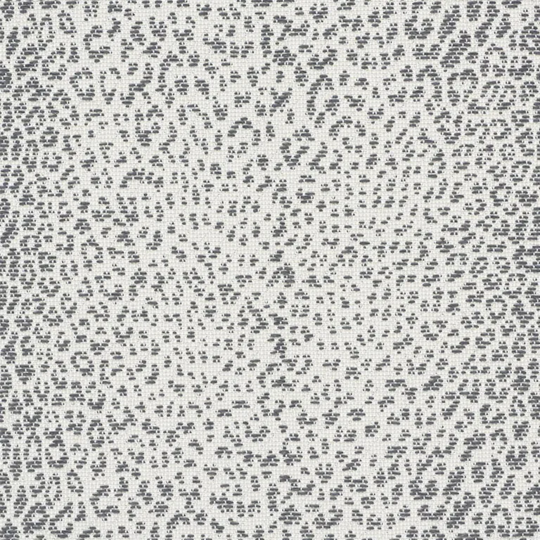 Schumacher 75430 Mini Leopard Outdoor Charcoal fabric swatch