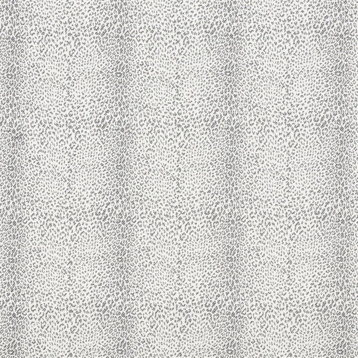 Schumacher 75430 Mini Leopard Outdoor Charcoal fabric swatch