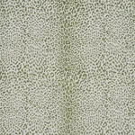 Schumacher 75439 Mini Leopard Outdoor Green fabric swatch