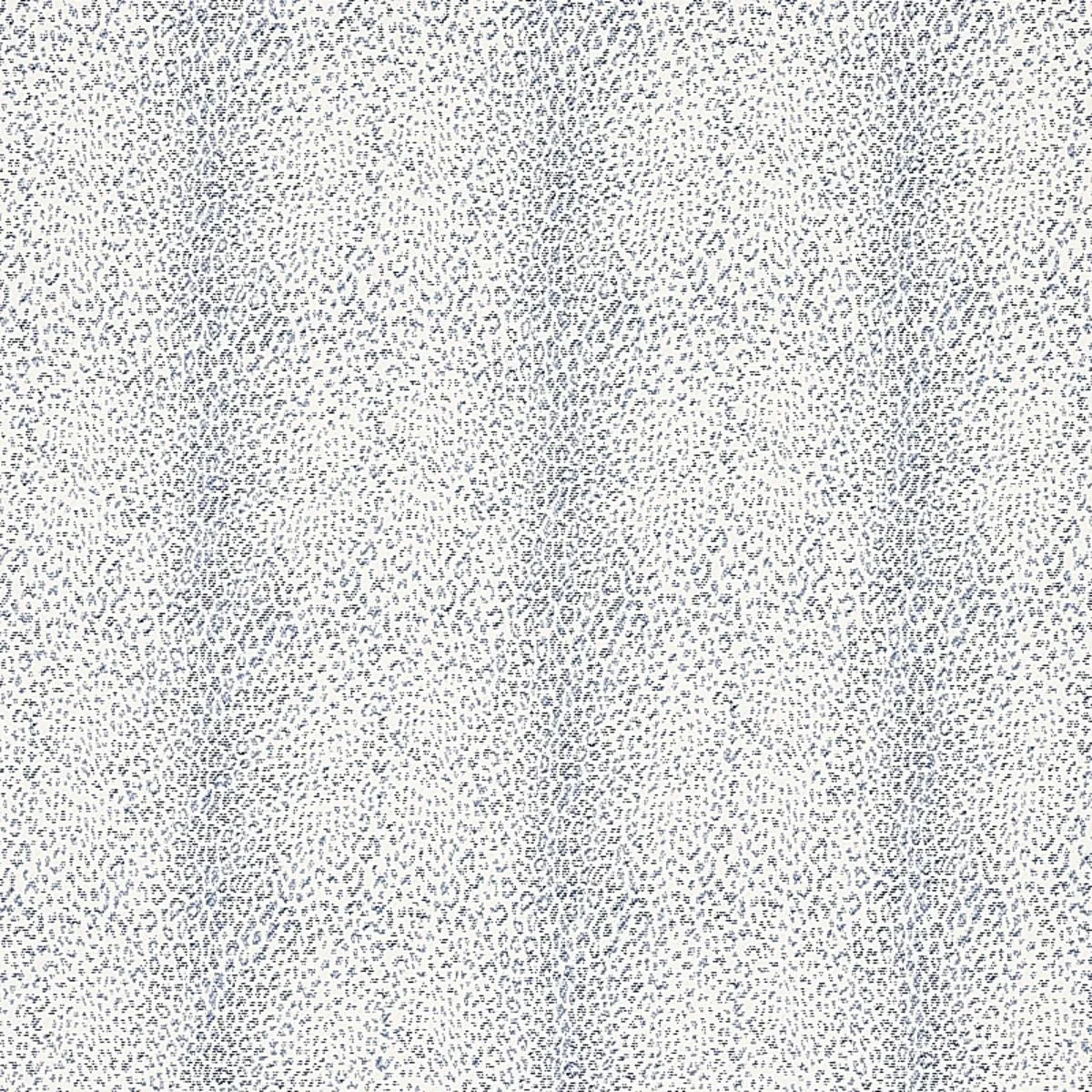 Schumacher 75434 Mini Leopard Outdoor Navy fabric swatch
