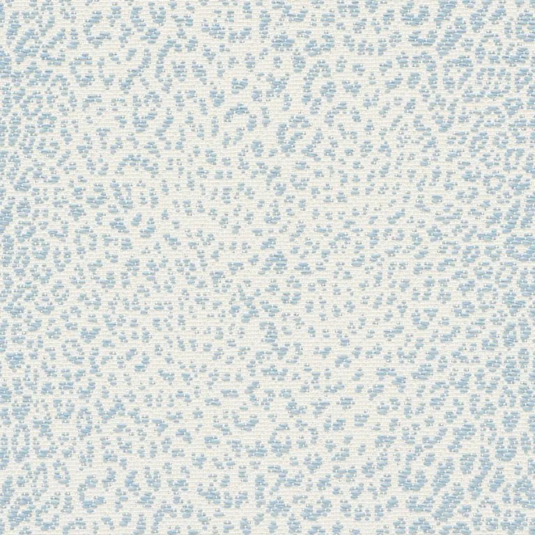Schumacher 75432 Mini Leopard Outdoor Sky fabric swatch