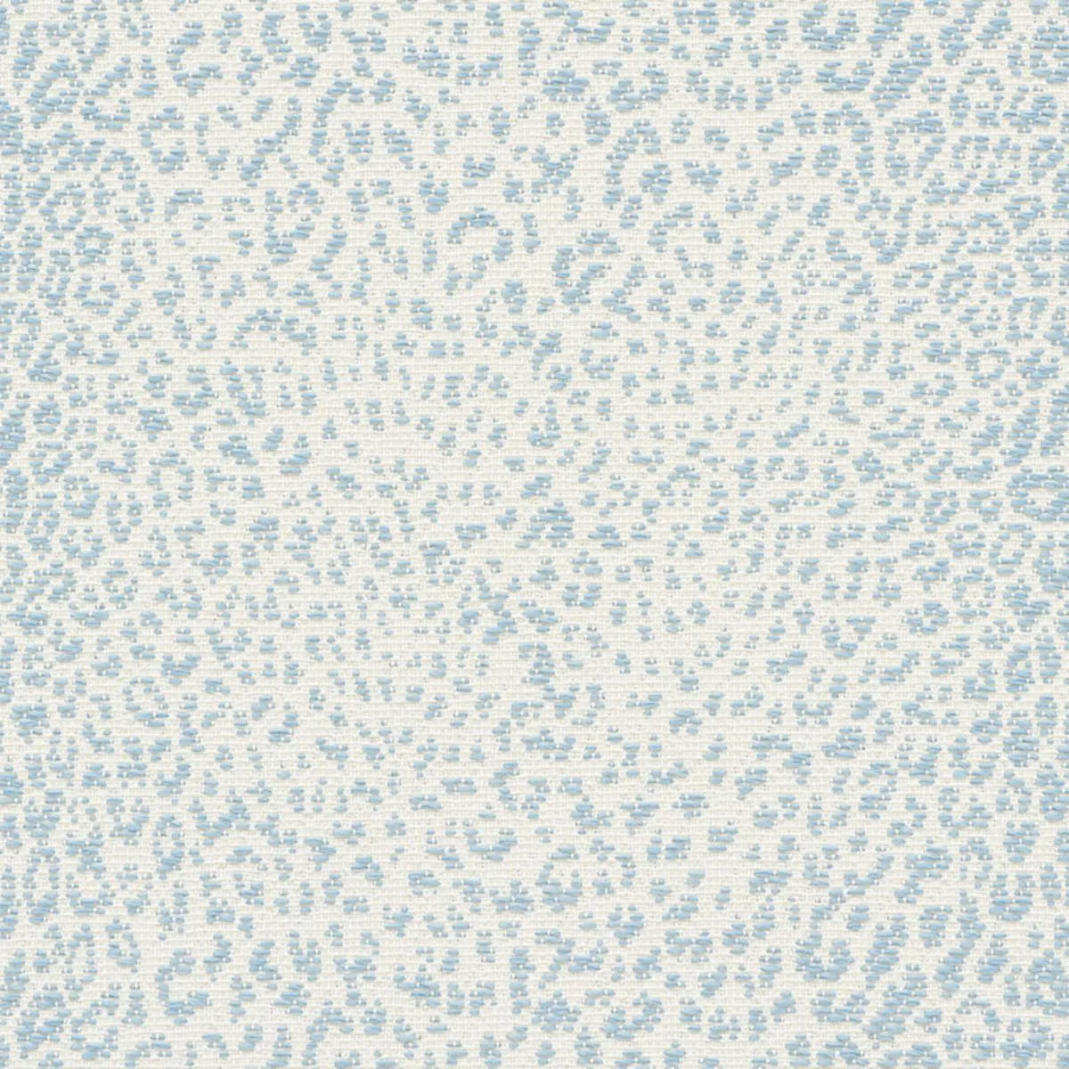 Schumacher 75432 Mini Leopard Outdoor Sky fabric swatch