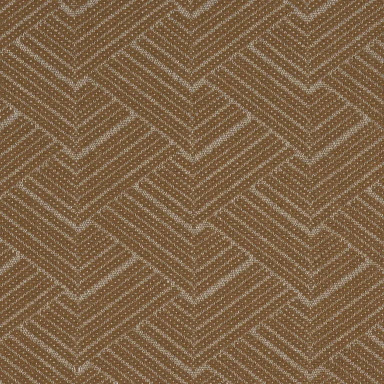Schumacher 83331 Minna Heavyweight Linen Bronze fabric swatch