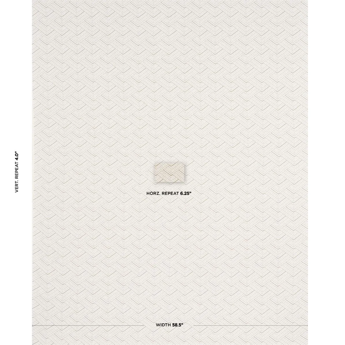 Schumacher 83330 Minna Heavyweight Linen Ivory fabric swatch