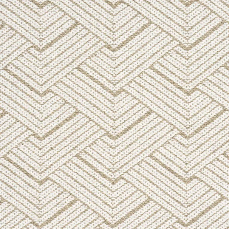 Schumacher 83330 Minna Heavyweight Linen Ivory fabric swatch