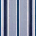 Schumacher 66014 Minzer Cotton Stripe Blue fabric swatch