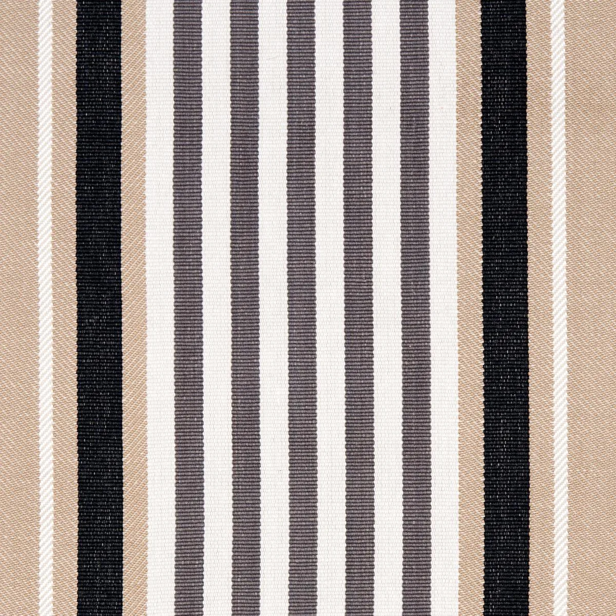 Schumacher 66015 Minzer Cotton Stripe Neutral fabric swatch