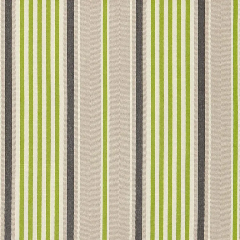 Schumacher 66012 Minzer Cotton Stripe Vert fabric swatch