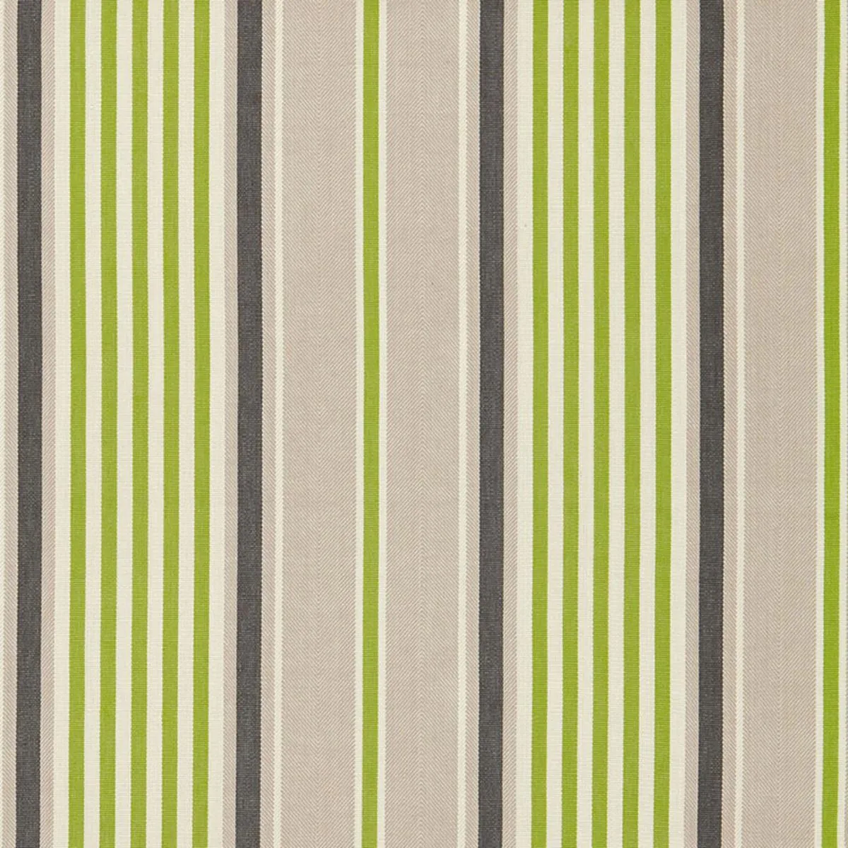 Schumacher 66012 Minzer Cotton Stripe Vert fabric swatch