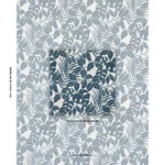 Schumacher 84322 Miramar Indoor/Outdoor Velvet Cadet fabric swatch