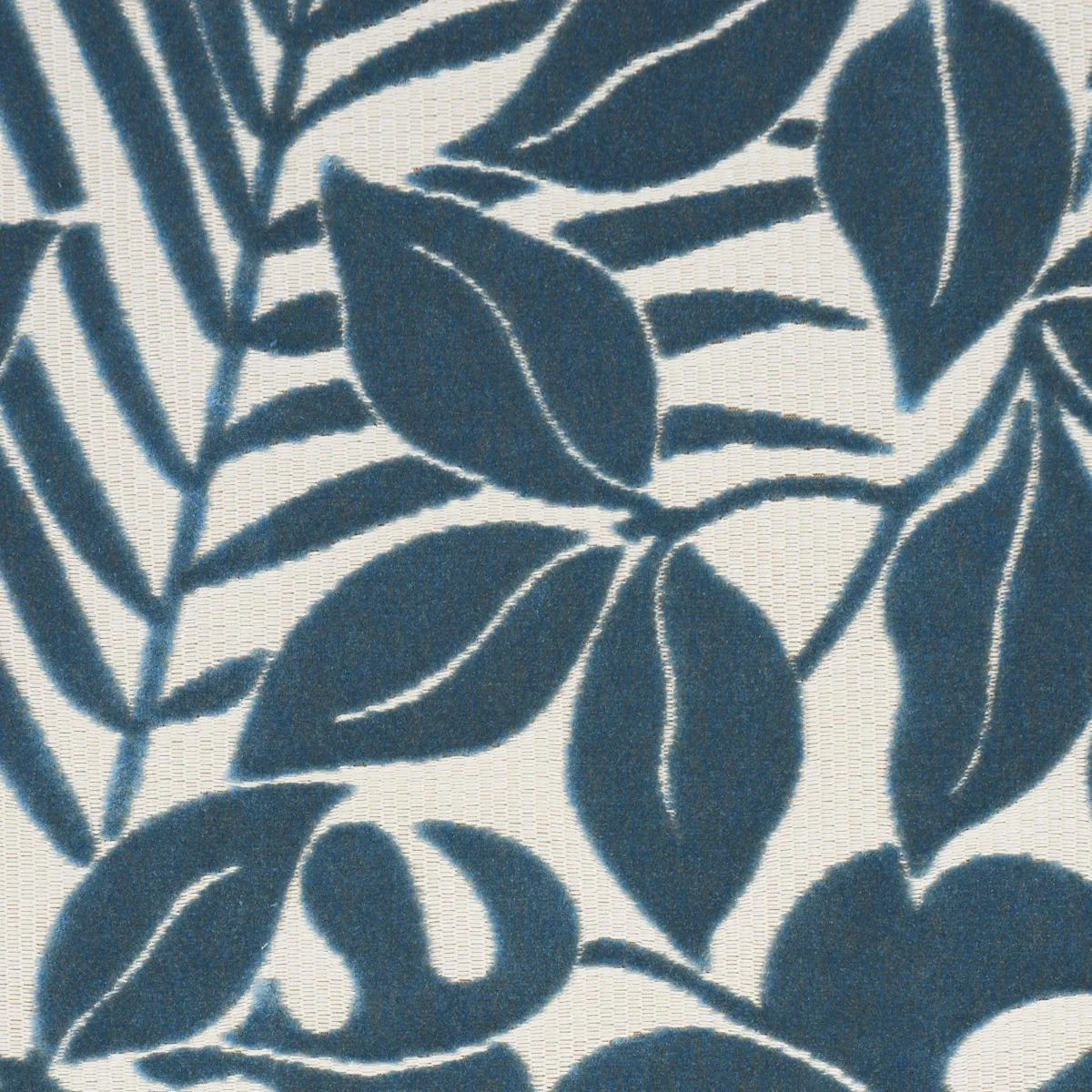 Schumacher 84322 Miramar Indoor/Outdoor Velvet Cadet fabric swatch