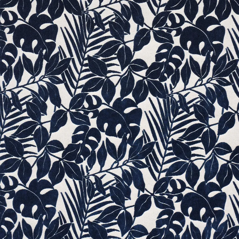 Schumacher 84323 Miramar Indoor/Outdoor Velvet Navy fabric swatch