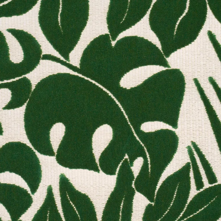 Schumacher 84321 Miramar Indoor/Outdoor Velvet Tropical fabric swatch