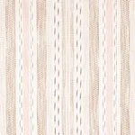 Schumacher 82111 Mirza Ikat Stripe Blush On Natural fabric swatch