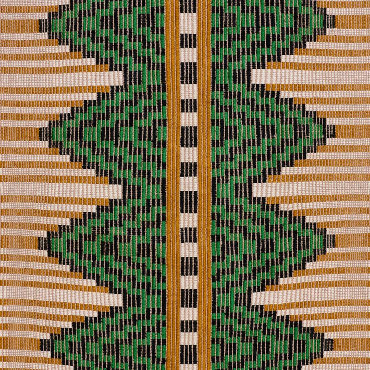 Schumacher 79270 Mixco Hand Woven Brocade Jewel fabric swatch