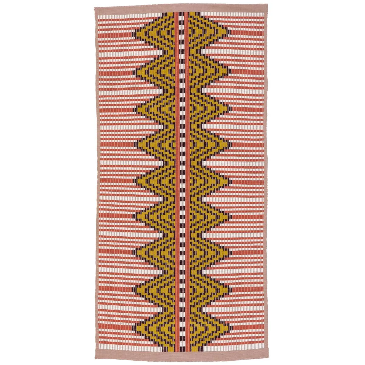 Schumacher 79272 Mixco Hand Woven Brocade Sunstone fabric swatch