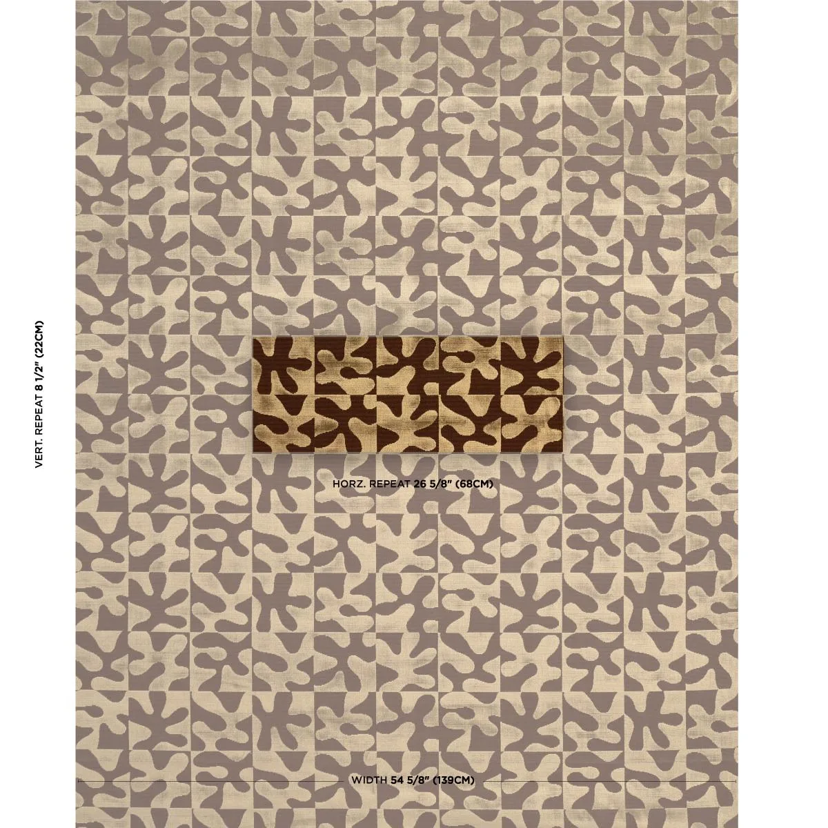 Schumacher 82990 Modern Dance Velvet Gold fabric swatch