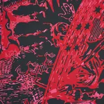 Schumacher 178623 Modern Toile Pink & Black fabric swatch