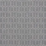 Schumacher 75400 Modern Trellis Outdoor Slate fabric swatch