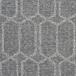 Schumacher 75400 Modern Trellis Outdoor Slate fabric swatch